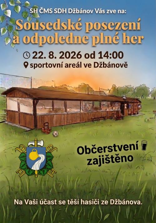 společenské posezení na hřišti